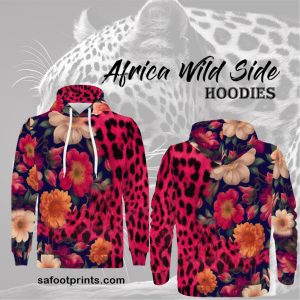 Pink Leopard and Floral Hoodie